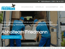 Tablet Screenshot of abholteam.de